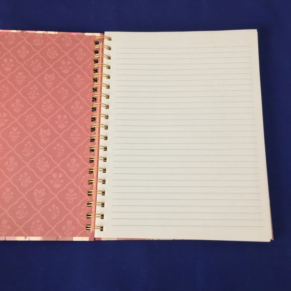 Clementine Spiral Notebook ~ Beautiful Vintage Florals and Vines